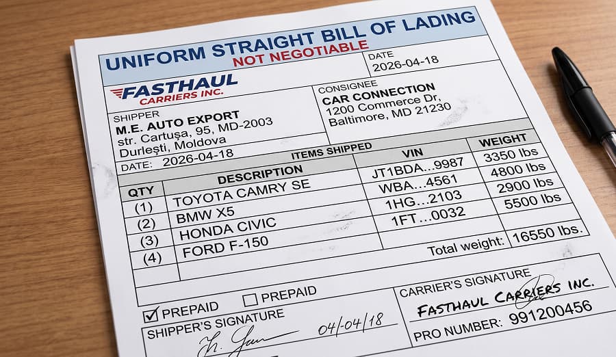 Fast paperwork for hotshot runs